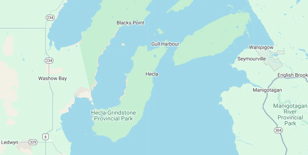 Location – Trophy Walleye Fishing in Hecla, Manitoba
