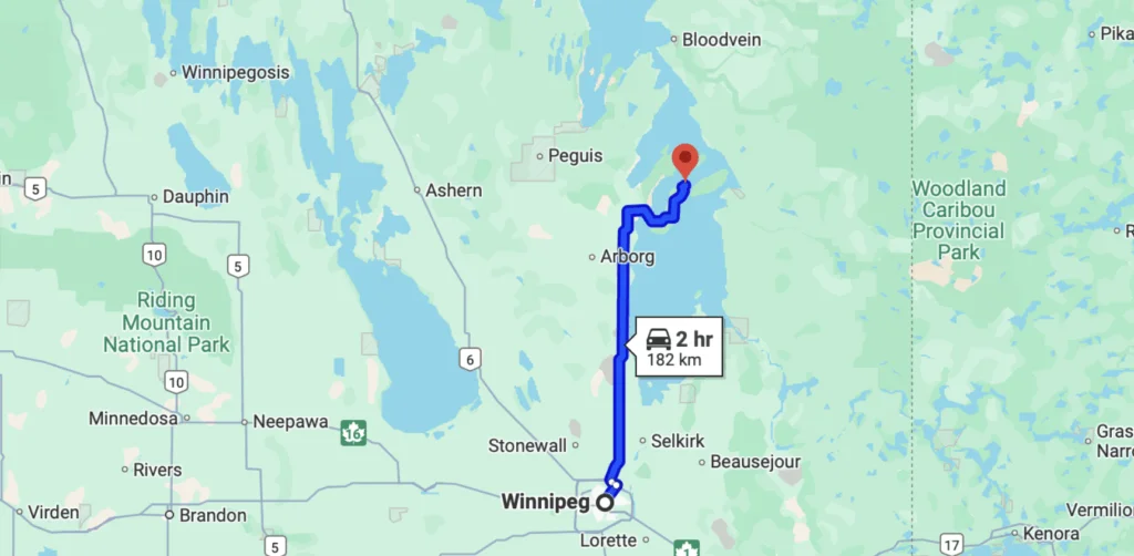 Location – Trophy Walleye Fishing in Hecla, Manitoba